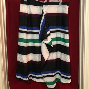 Striped colored skirt